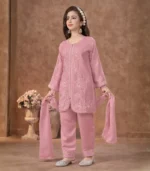 Blush Grace Embroidered Kurta Set - Image 2