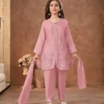 Blush Grace Embroidered Kurta Set