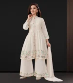 White Blossom Kurti Set