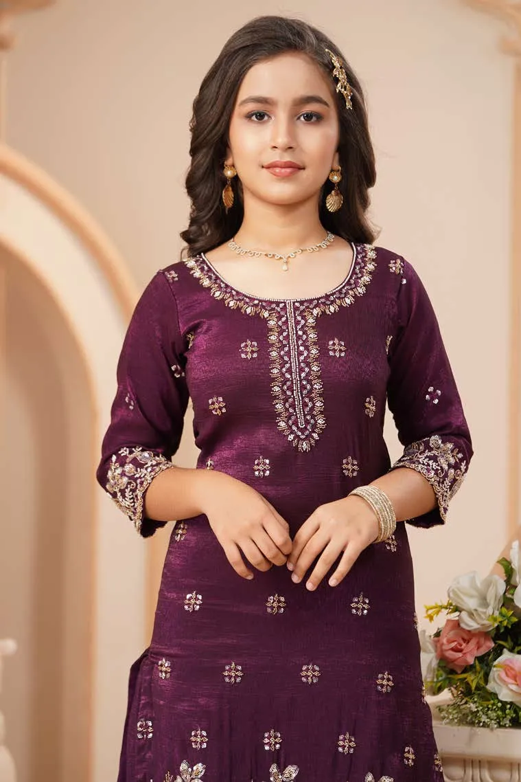 maroon-sharara-set